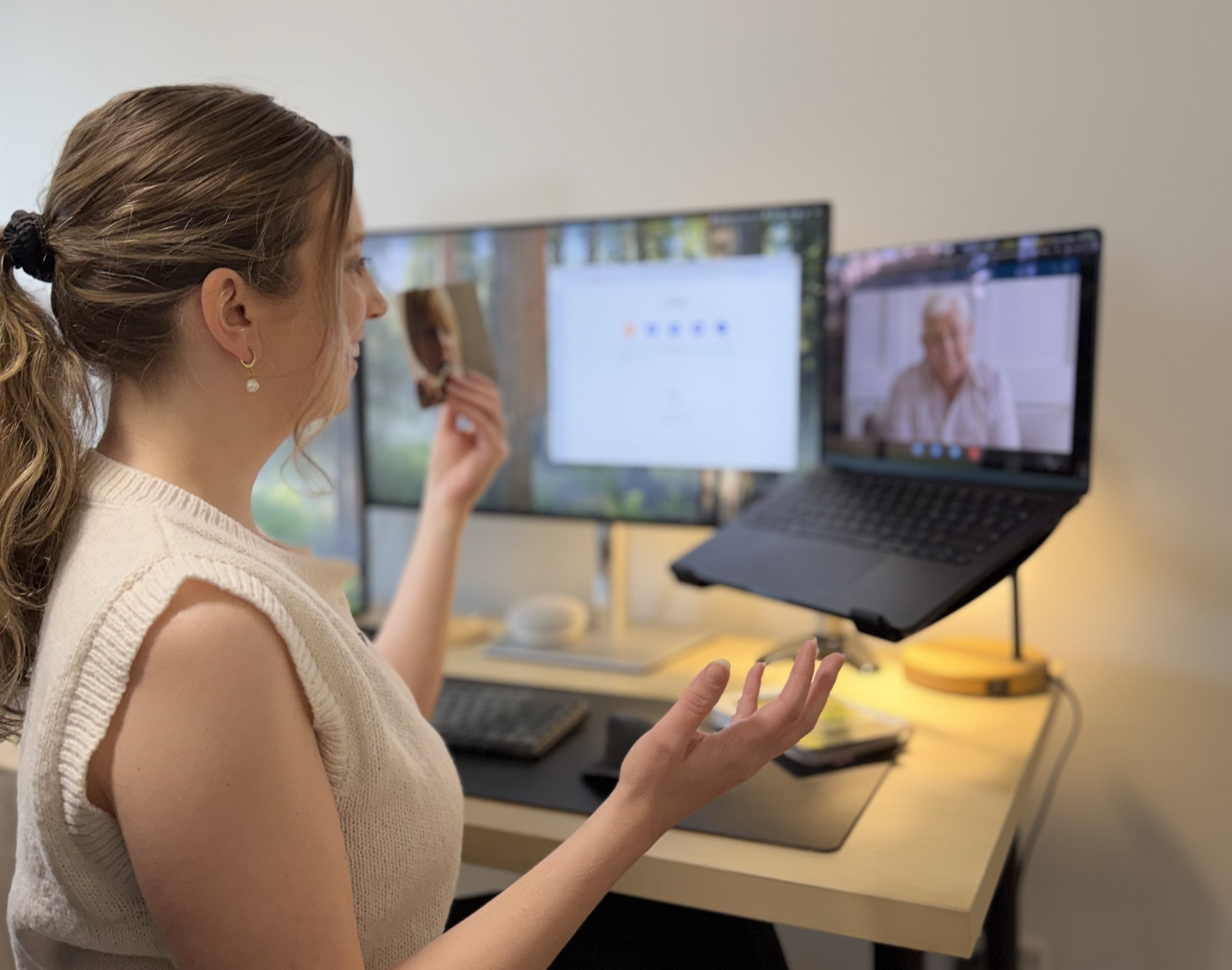 Telehealth speech pathology session at Sonda Health
